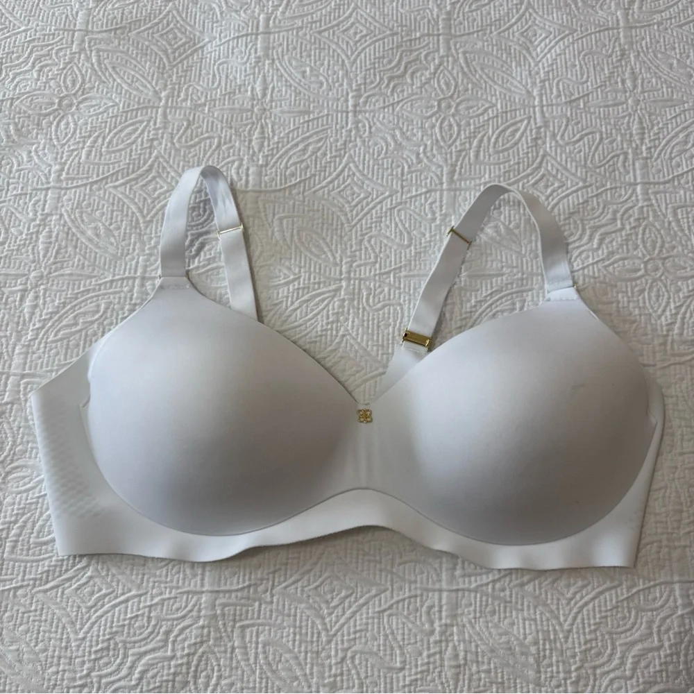 Honeylove CloudEmbrace Wireless T-Shirt Bra White Size 42C